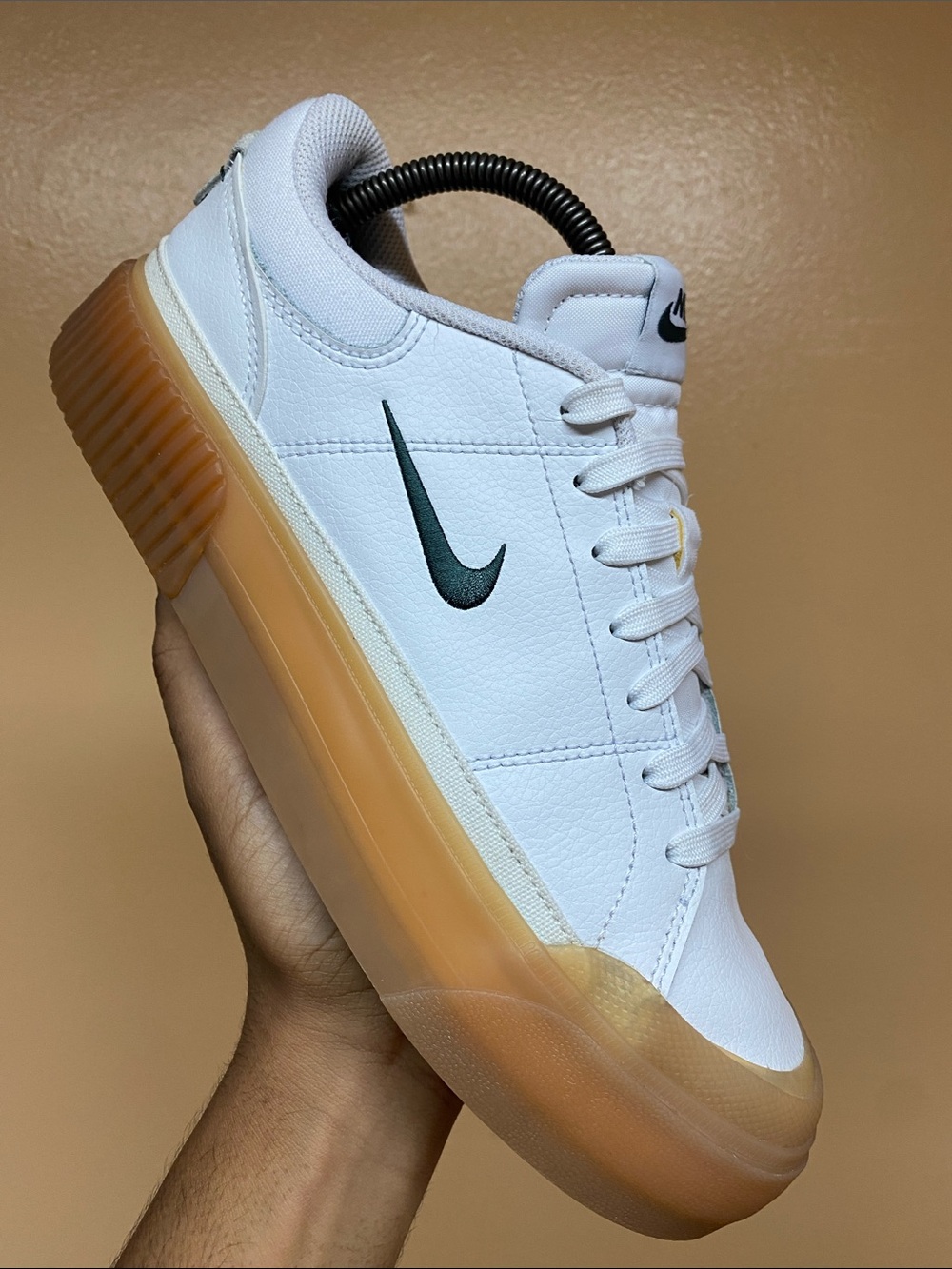 Nike Wmns Court Legacy Lift “White Vintage Green Gum” Size 9 FV5526-100 - Picture 8 of 17